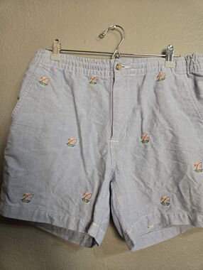 Ralph Lauren Polo Flamingo Classic Fit 6" Shorts Size Medium